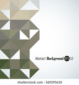 Awesome Geometric background with colorful triangles