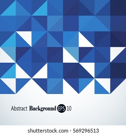 Awesome Geometric background with colorful triangles