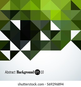 Awesome Geometric background with colorful triangles