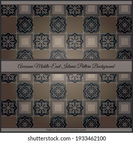 Awesome Geometric Middle East Islamic Pattern Background