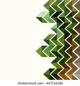 Awesome Geometric shape  background with colorful triangles