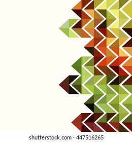 Awesome Geometric shape  background with colorful triangles