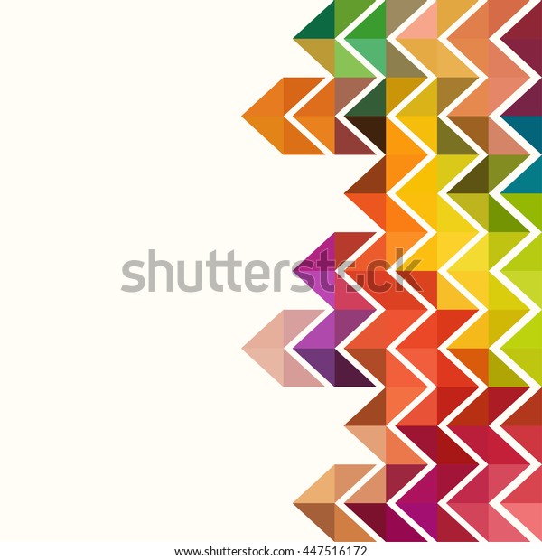 Vector De Stock Libre De Regalias Sobre Maravilloso Fondo Geometrico Con Triangulos Coloridos447516172