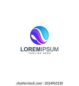 impresionante diseño de logotipo global vector premium