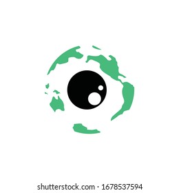 El impresionante logo del mundo mira al mundo