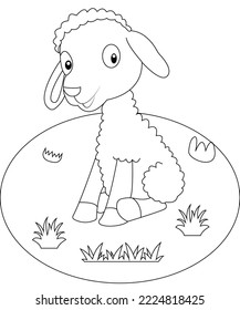 awesome goat coloring page for everyone to color in.

