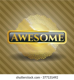 Awesome gold emblem