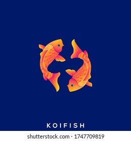 Awesome Gold Fish Premium Logo 