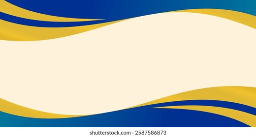 Awesome golden blue color background. Template design for poster, banner, greeting card, social media.