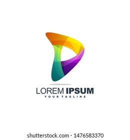 awesome gradient abstract logo design