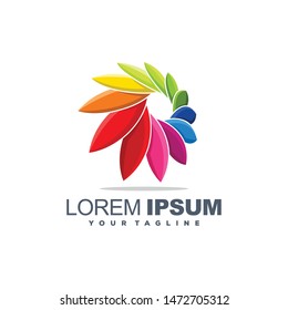 awesome gradient circle logo design