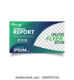 Awesome Green Flyer template Design