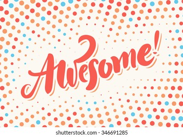 Awesome! Greeting card.