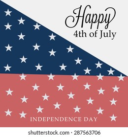A awesome greeting card for U.S.A. Independence Day.