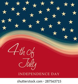 A awesome greeting card for U.S.A. Independence Day.