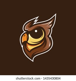 Awesome Head Owl illustration design