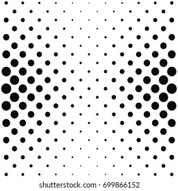 Awesome horizontal card with halftone background. Good for greeting cards, textile or fabric prints.