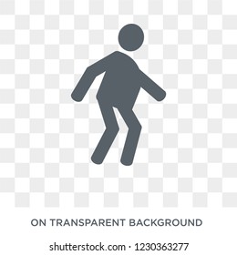 awesome human icon. Trendy flat vector awesome human icon on transparent background from Feelings collection. 