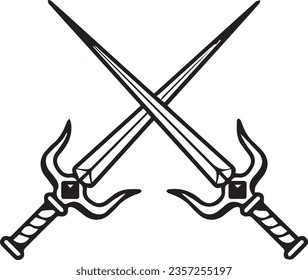  awesome illustrations  weapons and logos