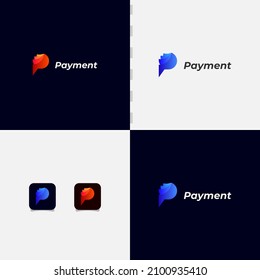 Awesome Initial Letter P Logo Design, Payment Logo Template