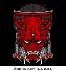 awesome japanese illustration theme for tshirt design