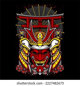 awesome japanese illustration theme for tshirt design