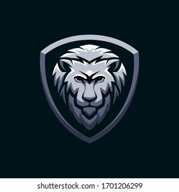 AWESOME KING LION MASCOT VECTOR PREMIUM