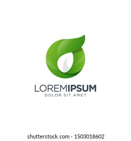 Awesome Leaf Logo Design Illustration