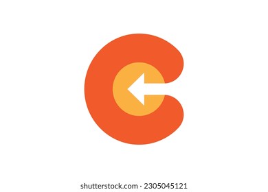Awesome Letter C Arrow Logo Design