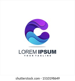 awesome letter c logo design