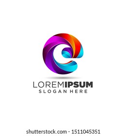 Awesome Letter E Logo Design