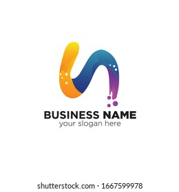 awesome letter N logo vector icon, element, and template for business