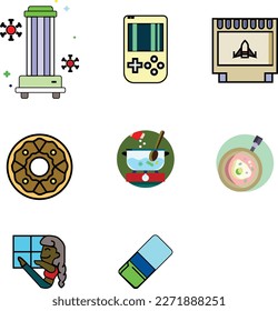Awesome Linear Icon Pack Colored