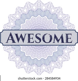 Awesome linear rosette