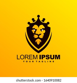 awesome lion king logo design
