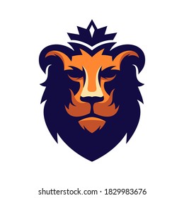 awesome lion logo design for sport 