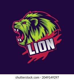 Awesome Lion logo template for gaming sport team
