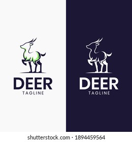 Awesome little deer logo template