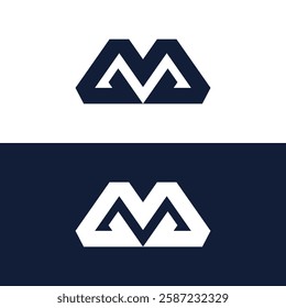 Awesome M or MM logo.