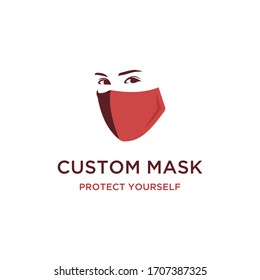 Awesome Mask Medical Face Infection Health Equipment illustration Vector