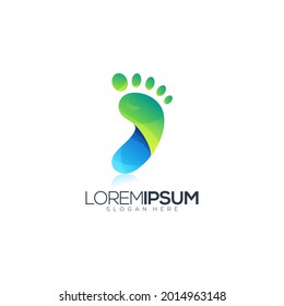 awesome massage logo design vector premium