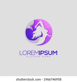 Increíble vector de logotipo Mermaid Premium