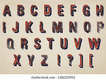 awesome messy grunge style, vector alphabet set that I am sure you can find many great uses for your projects