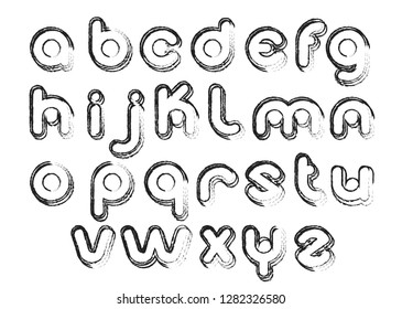 awesome messy grunge style, vector alphabet set that I am sure you can find many great uses for your projects