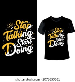 Awesome minimalist typography t-shirt design