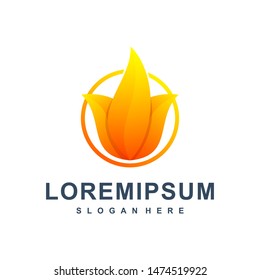 Awesome Modern Flame Logo Premium