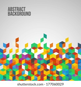 Awesome, Modern Geometric Triangle Seamless Horizontal, Tile Pattern. Prettily And Colorful. Flat color style.