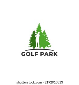 awesome modern golf logo idea