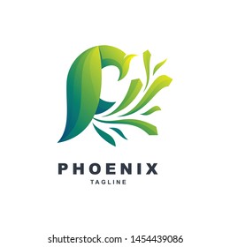 Awesome Modern Phoenix Logo premium