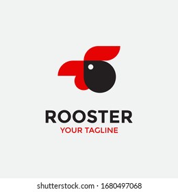 awesome modern rooster logo template inspiration